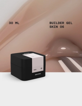 BIBLIOTEKA Builder Gel Skin 30 ml – ciepły beżowy żel budujący