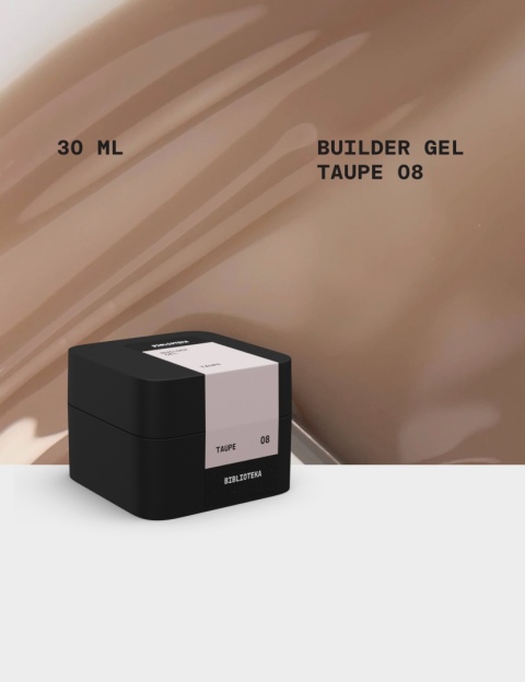 BIBLIOTEKA Builder Gel Taupe 30 ml – chłodny beżowy żel budujący
