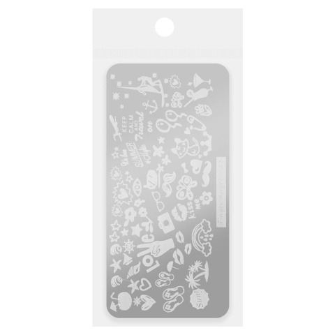 Blaszka do stempli ze wzorami Finger Angel V23 – stamping nail art
