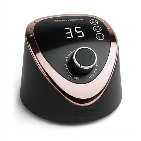 CLAVIER Profesjonalna frezarka do paznokci FX 830 65W 35 000 RPM – manicure i pedicure, czarna