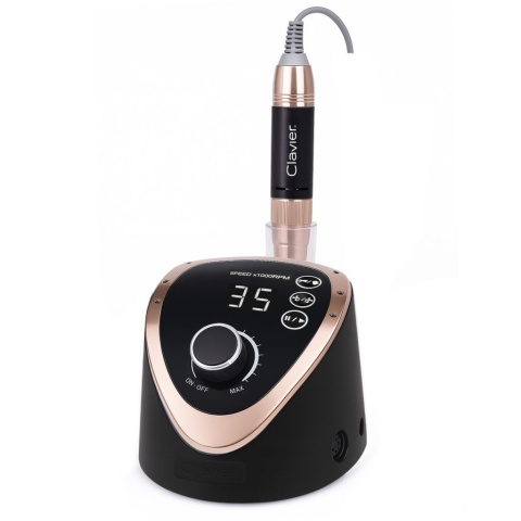 CLAVIER Profesjonalna frezarka do paznokci FX 830 65W 35 000 RPM – manicure i pedicure, czarna