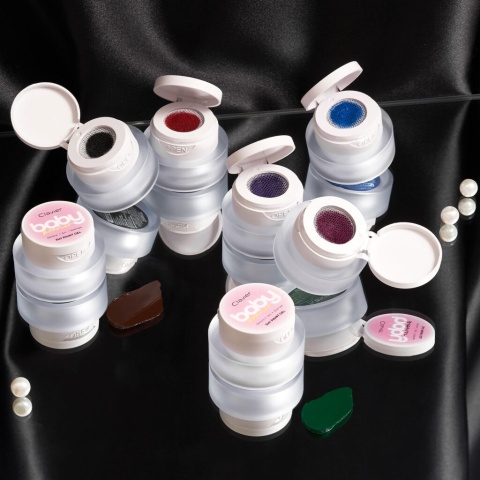 Clavier Baby Boomer żel 3w1 C01 Euphoria 3g ombre nail art stamping