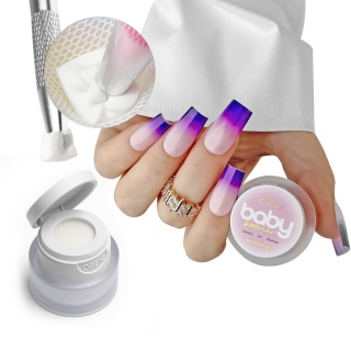 Clavier Baby Boomer żel 3w1 C05 Vanity 3g ombre nail art stamping