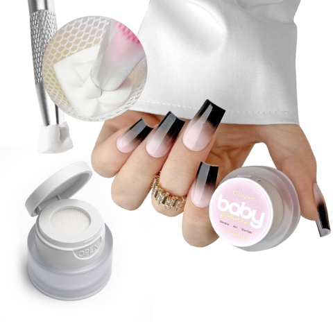 Clavier Baby Boomer żel 3w1 C07 Femme Fatale 3g ombre nail art stamping