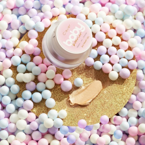 Clavier Baby Boomer żel 3w1 U01 Goldina 3g ombre art stamping