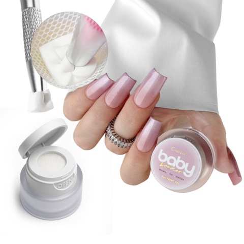 Clavier Baby Boomer żel 3w1 U02 Pinkara 3g ombre art stamping