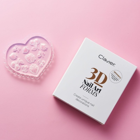 Clavier formy silikonowe 3D do zdobień paznokci Nail Art Forms nr 03 owoce