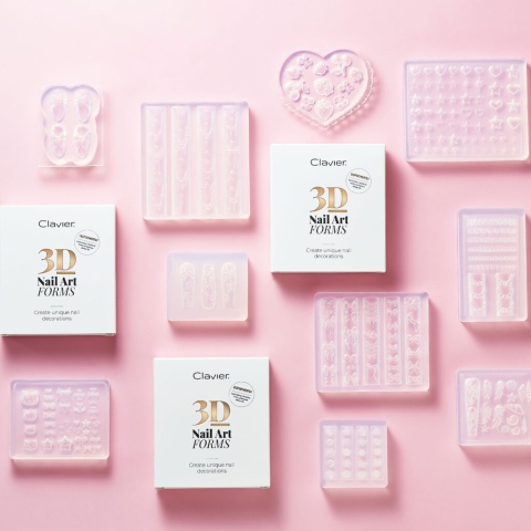 Clavier formy silikonowe do zdobień 3D Nail Art Forms nr 02 róże