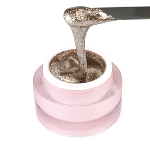 EM Nail Liner Glamour Gel Champagne 6 – złoty żel do zdobień