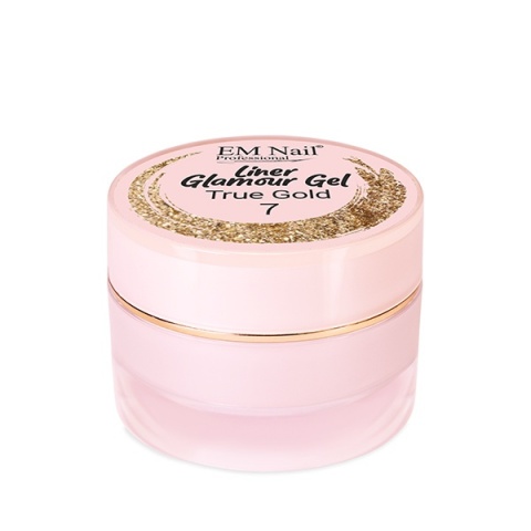 EM Nail Liner Glamour Gel True Gold 7 – złoty żel do zdobień