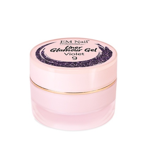 EM Nail Liner Glamour Gel Violet 9 – fioletowy żel do zdobień
