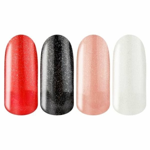 EM Nail Tempered Dry Top Coat Sparkle 15ml – hartowany top z drobinkami