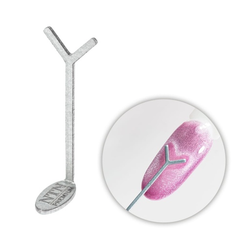 Końcówka do magnetyzera Cat Eye NTN Premium srebrna, kształt Y