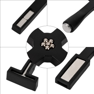 Magnes magnetyzer 5w1 do kociego oka Cat Eye czarny
