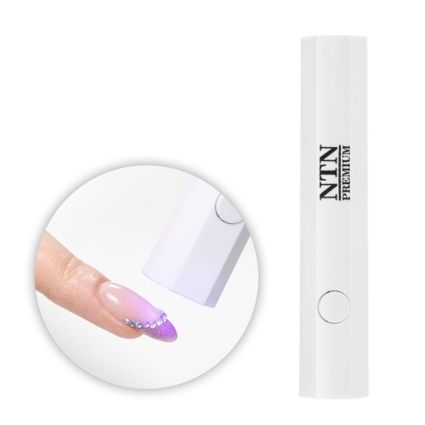 Mini lampka LED do paznokci 3W NTN Premium 8806 biała bezprzewodowa