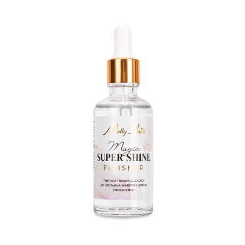 Molly Nails Magic Super Shine Finisher 50 ml – cleaner perfumowany 3w1