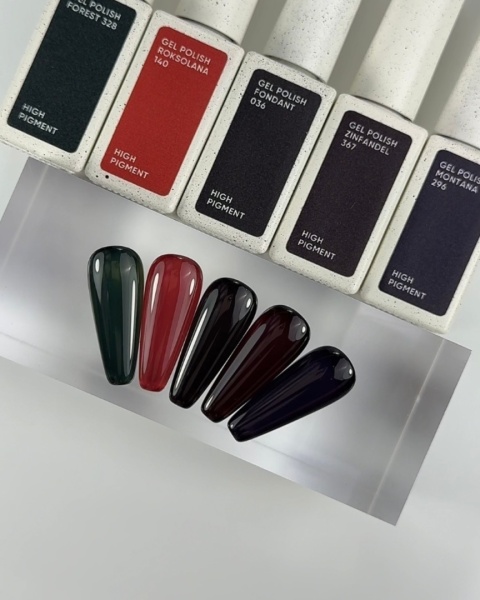 NAILSOFTHEDAY Forest – głęboki, przygaszony zielony lakier hybrydowy, 10 ml