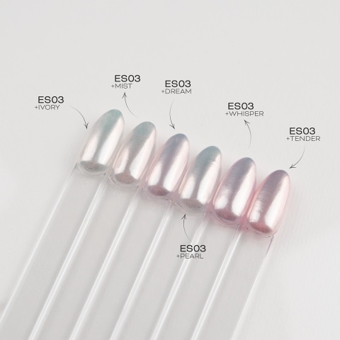 PB Pyłek w pisaku Easy Shine Nail Powder Pen ES03 – różowe złoto