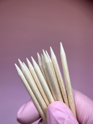 Patyczki z drewniane 100 szt dł 11 cm