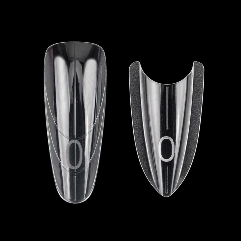 Podwójne kanapkowe dual formy do budowy paznokci Sandwich dual forms owal 15 rozmiarów 240 szt