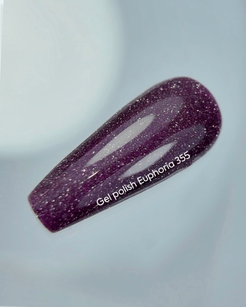 NAILSOFTHEDAY Euphoria – śliwkowo-fioletowy lakier hybrydowy flash 10 ml