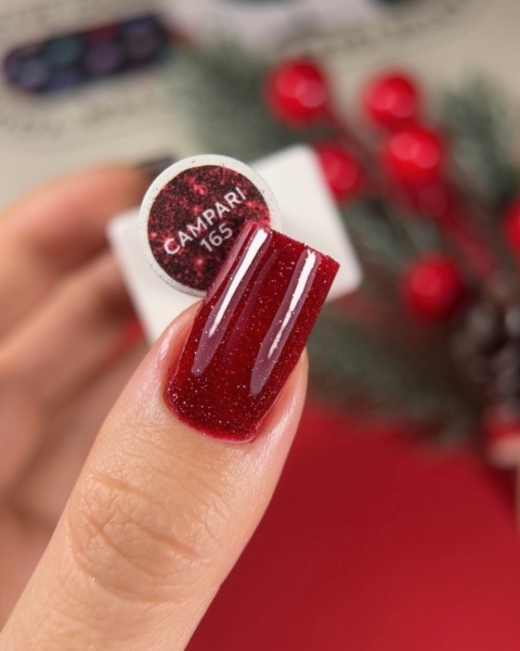 NAILSOFTHEDAY Campari – czerwony lakier hybrydowy flash 10 ml