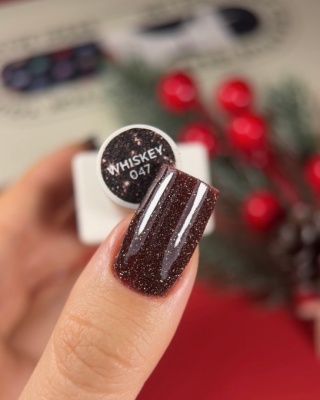 NAILSOFTHEDAY Whiskey – brązowy lakier hybrydowy flash 10 ml