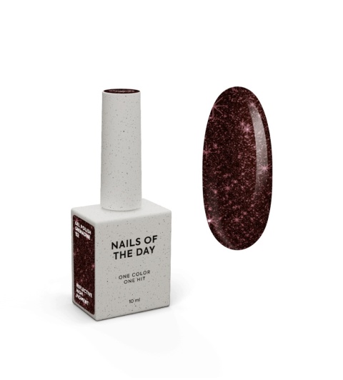 NAILSOFTHEDAY Grenadine – bordowy lakier hybrydowy flash 10 ml