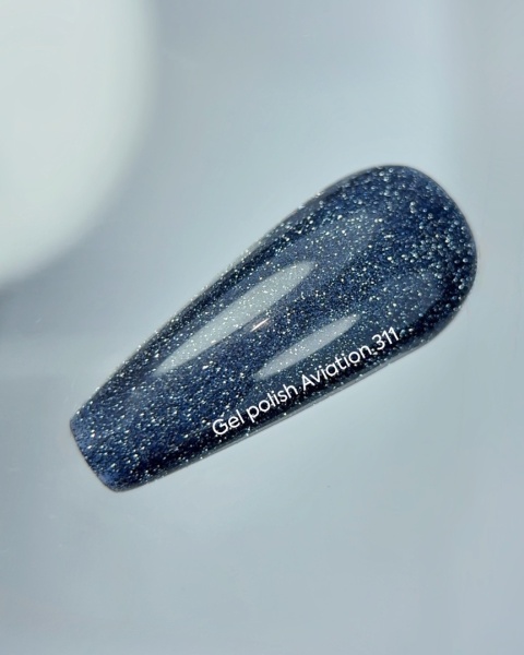 NAILSOFTHEDAY Aviation – niebieski lakier hybrydowy flash 10 ml