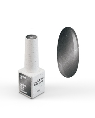 NAILSOFTHEDAY Cat Eye 09 czarny lakier hybrydowy 6 ml