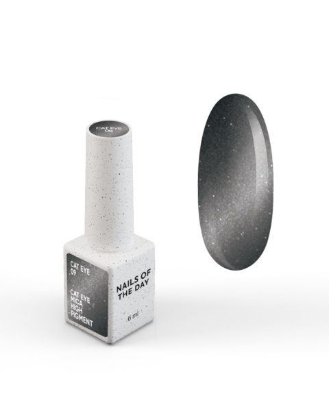 NAILSOFTHEDAY Cat Eye 09 czarny lakier hybrydowy 6 ml