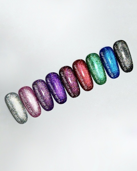 NAILSOFTHEDAY Cat Eye 08 niebieski lakier hybrydowy 6 ml