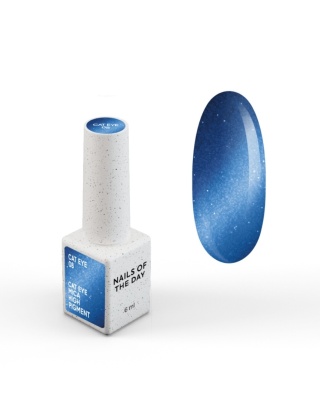 NAILSOFTHEDAY Cat Eye 08 niebieski lakier hybrydowy 6 ml