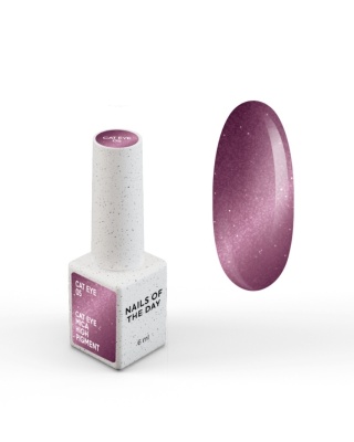 NAILSOFTHEDAY Cat Eye 05 bordowo wiśniowy lakier 6 ml