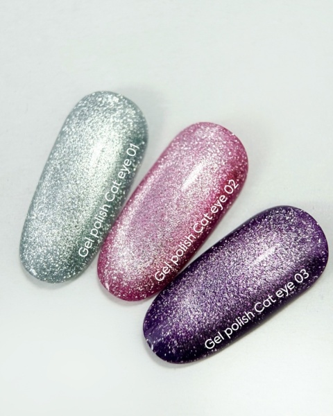 NAILSOFTHEDAY Cat Eye 03 fioletowy lakier kocie oko 6 ml