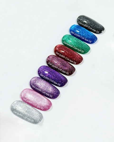 NAILSOFTHEDAY Cat Eye 02 różowy lakier kocie oko 6 ml