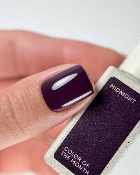 NAILSOFTHEDAY Midnight Color of the Month January śliwkowy lakier 10 ml