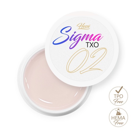 HESSI żel budujący Sigma TXO 02 50 ml – twardy żel z tiksotropią