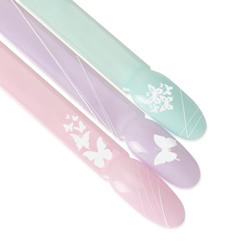 Blaszka do stempli ze wzorami motyli MouTeen-035 – stamping nail art