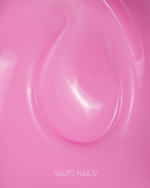Saute Nails Żel budujący Easy Levelling PRO Cotton Pink 50g – mleczno-różowy cukierkowy