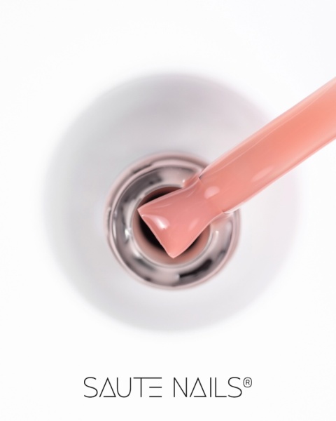 Saute Nails BiB Level UP Golden Hour 8ml – żel budujący w butelce ciepły beż