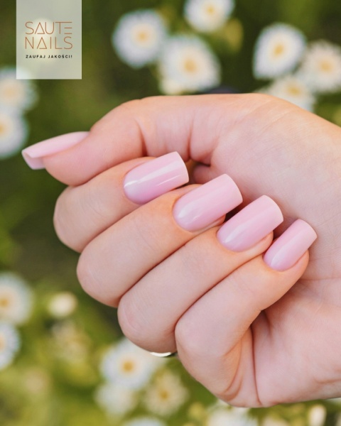 Saute Nails Milky Top No Wipe 8ml – mleczny top hybrydowy