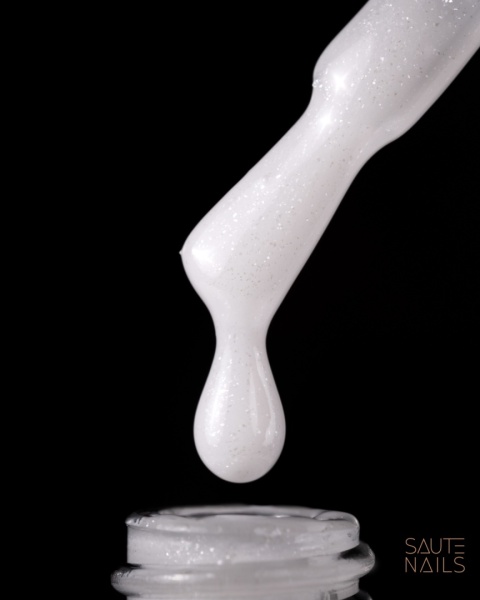 Saute Nails Express Base Glitter Daisy 8ml – brokatowa baza hybrydowa TPO & HEMA Free