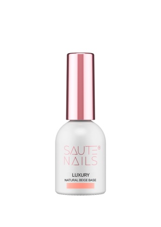 Saute Nails Luxury Natural Beige Base 8ml – baza hybrydowa ciepły beż