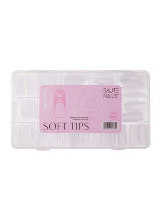 Sate Nails Soft Tips Square 360 szt – tipsy do paznokci kwadratowe