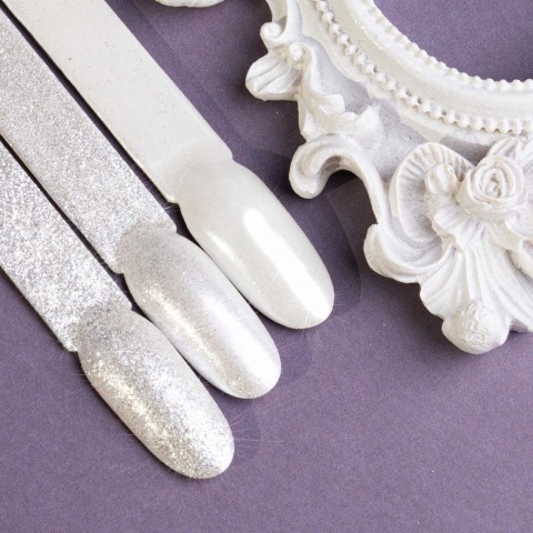 Pyłek do paznokci Stardust Allepaznokcie srebrny efekt blasku 0,3 g