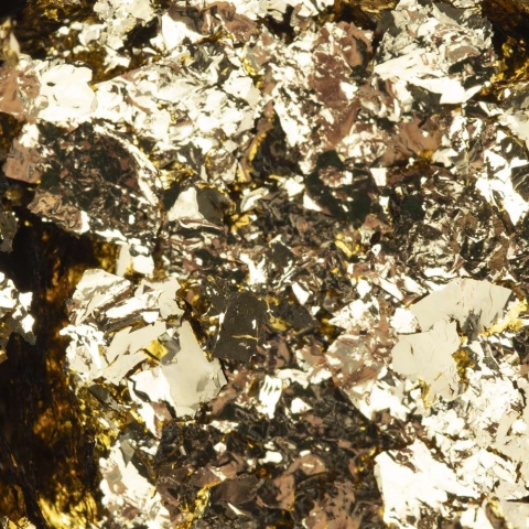 Pyłek metaliczny do paznokci MollyLac Płatki Alu Nr 12 Złoty 0,2 g