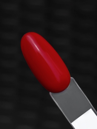 Saute Nails Lakier Hybrydowy S161 Red Lips – klasyczna czerwień z niebieską drobinką