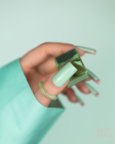 Saute Nails Lakier Hybrydowy S295 Minty Chill – pastelowa mięta
