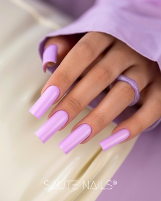 Saute Nails Lakier Hybrydowy S307 Chilly Lilly – pudrowa lawenda